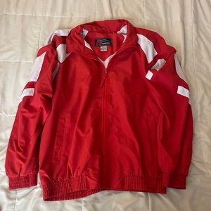 Houston Industries Game wear Red Windbreaker Vintage Men’s XL
